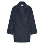 -30% HV Society  HV Society Wollen jas hvsalysha  maat 40, Kleding | Dames, Jassen | Winter, Verzenden, Nieuw, Bruin