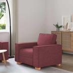 vidaXL Sofa Stoel Wijnrood 60 cm Stof, Huis en Inrichting, Banken | Bankstellen, Verzenden, Nieuw, Stof
