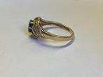 Ring - 18 karaat Geel goud - 0.76ct. tw. Saffier - Diamant -, Nieuw