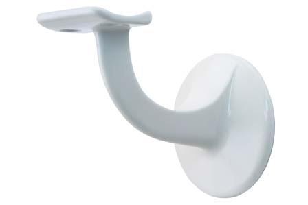 Leuninghouder Blind Hol Aluminium Wit, Doe-het-zelf en Verbouw, Overige Doe-het-zelf en Verbouw, Nieuw, Ophalen of Verzenden