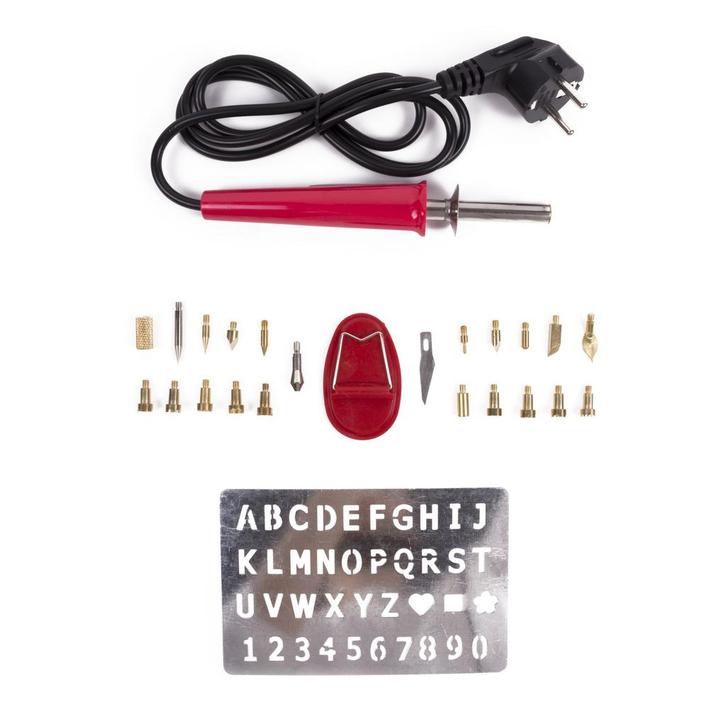 Hofftech Soldeerbout set - Markeerset - 24-delig - 30W -..., Doe-het-zelf en Verbouw, Gereedschap | Lasapparaten, Nieuw, Ophalen of Verzenden