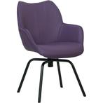 Leren draaibare eetkamerstoel Magic - Toledo Aubergine, Huis en Inrichting, 60 tot 90 cm, Nieuw, Leer, Ophalen of Verzenden