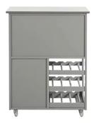 Keukentrolley 67 cm – RVS Blad, Flessenrek & Opbergruimte, Huis en Inrichting, Verzenden, Nieuw