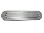 Veiling - 2x Yale Brievenbusplaat ovaal, Tuin en Terras, Brievenbussen, Nieuw