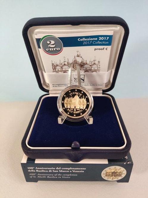 Italië. 2 Euro 2017 Venezia San Marco Proof (Zonder, Postzegels en Munten, Munten | Europa | Euromunten