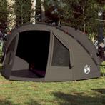 vidaXL Vistent 4-persoons waterdicht bruin, Caravans en Kamperen, Tenten, Verzenden, Nieuw, Tot en met 2