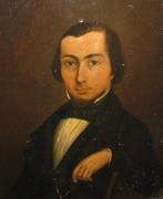 Onbekende kunstenaar - Portret van een man, Antiek en Kunst