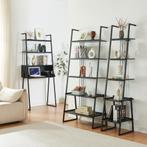 3-delige meubelset Storfjord open kasten en bureau zwart set, Huis en Inrichting, Verzenden, Nieuw