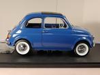 KK-Scale 1:12 - Model sedan - Fiat 500 F 1968 - donkerblauw, Hobby en Vrije tijd, Modelauto's | 1:5 tot 1:12, Nieuw