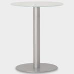 Leopard bijzettafel, wit glas, 60 Ø cm, Ophalen of Verzenden, Nieuw in verpakking