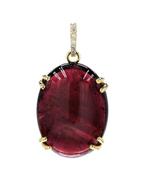 Hanger - 14 karaat Geel goud - 15.03ct. tw. Toermalijn -