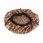 Leopard print Satijnen Slaapmuts / Satin Hair Bonnet / Haar, Ophalen of Verzenden, Nieuw