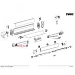 Thule Stop Knikarm LH+RH 5003, Nieuw