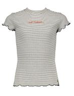 Nobell - T shirt KimaB Rib Off White, Nieuw, Nobell, Meisje, Ophalen of Verzenden