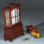 Miniatuur of meesterstuk van een 18e eeuwse wortelnoten por, Antiek en Kunst, Ophalen of Verzenden