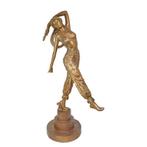 Bronzen art deco danser (Beeldjes - Decoratie, Interieur), Verzenden