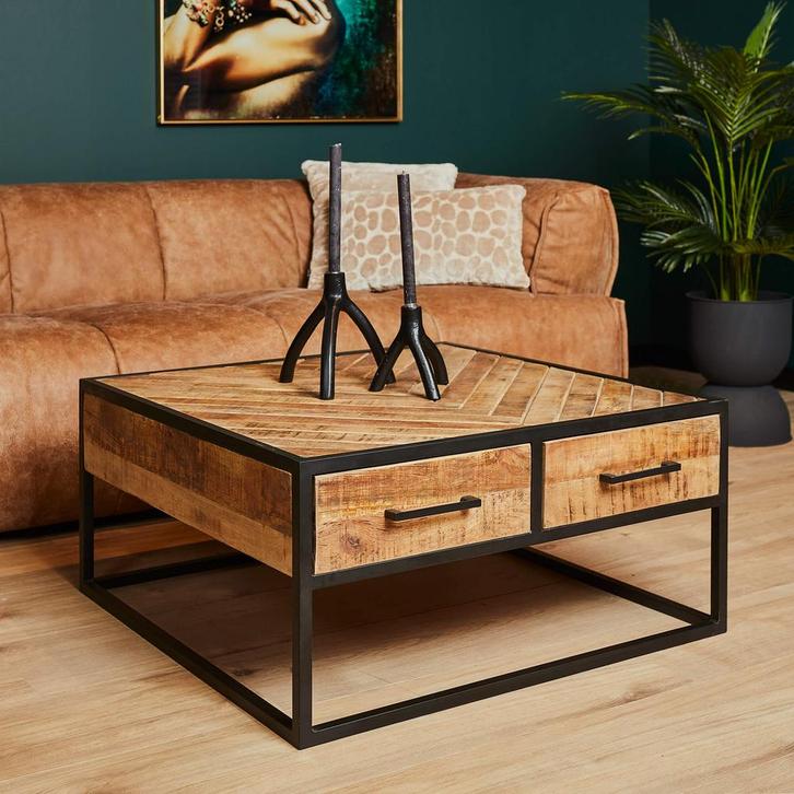 Salontafel Arlington | 80 cm, Huis en Inrichting, Tafels | Salontafels, Nieuw, Ophalen of Verzenden