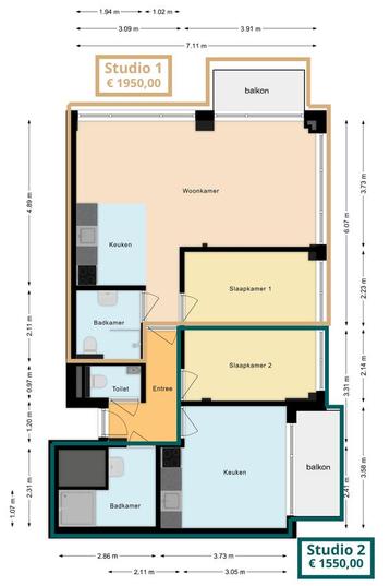 Te huur Woning/appartement in Nieuw-Vennep, 2 kamer(s) 35 m² beschikbaar voor biedingen