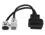 OBDSTAR Aprilia 8+8 Pins OBD - 16 Pins OBD2 Verloopkabel Mot, Auto diversen, Autogereedschap, Verzenden, Nieuw