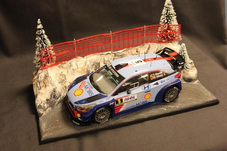 Diorama berg rally proef 1:18 #4, Hobby en Vrije tijd, Modelbouw | Figuren en Diorama's, Groter dan 1:35, Nieuw, Diorama, Ophalen of Verzenden