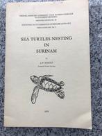 Sea turtles nesting in Surinam (Suriname), Boeken, Natuur, Gelezen, J.P. Schulz, Verzenden, Overige onderwerpen