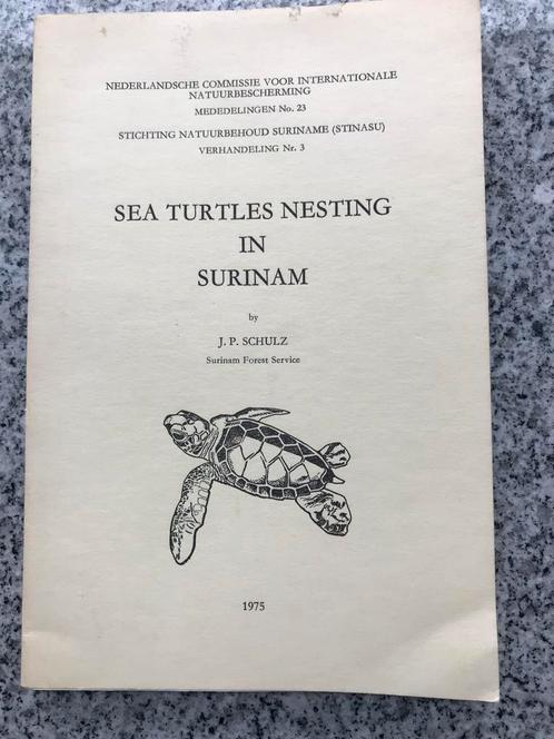 Sea turtles nesting in Surinam (Suriname), Boeken, Natuur, Gelezen, Overige onderwerpen, Verzenden