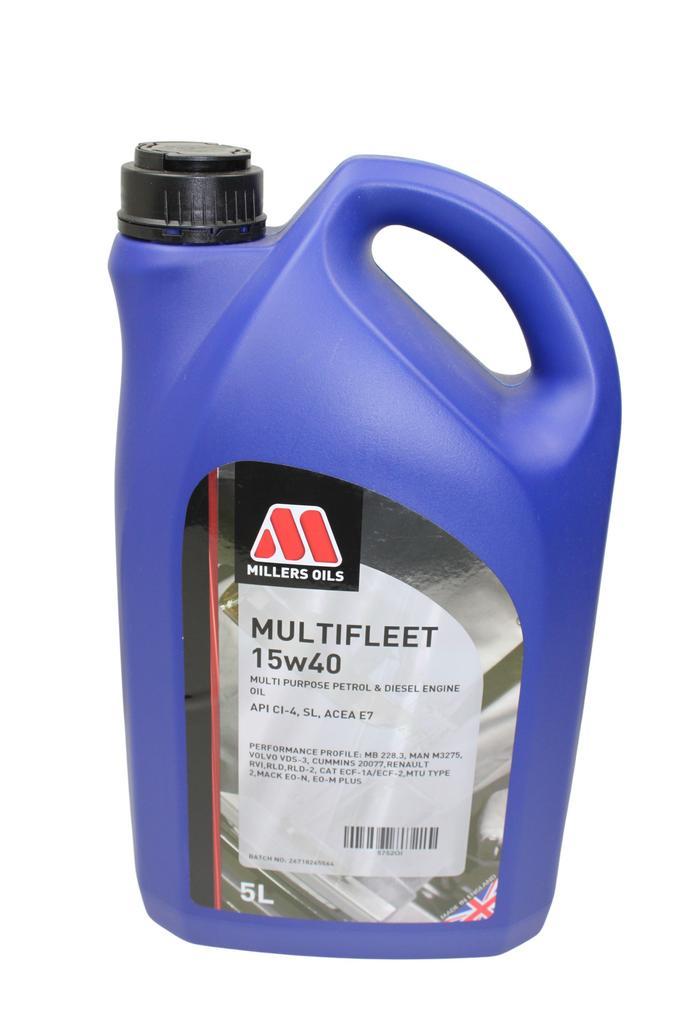 Volvo Millers olie 15W-40 mineral Multifleet 5 liter Volvo o, Auto-onderdelen, Motor en Toebehoren, Nieuw, Volvo, Verzenden