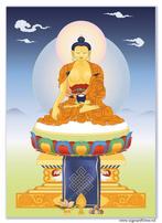 Afbeelding van Boeddha Shakyamuni, Huis en Inrichting, Woonaccessoires | Boeddhabeelden, Nieuw, Verzenden