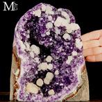 Amethisten Speciale Collectie Exemplaren Amethist geode met, Verzamelen, Mineralen en Fossielen