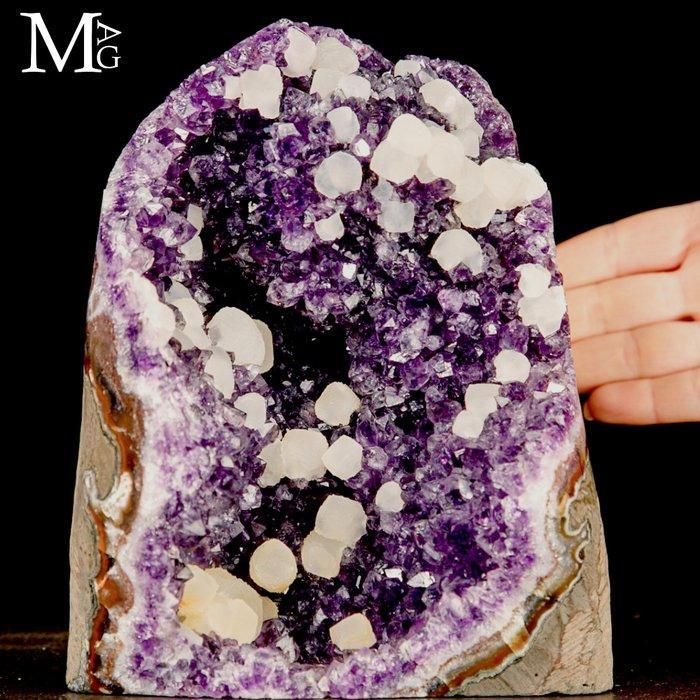 Amethisten Speciale Collectie Exemplaren Amethist geode met, Verzamelen, Mineralen en Fossielen