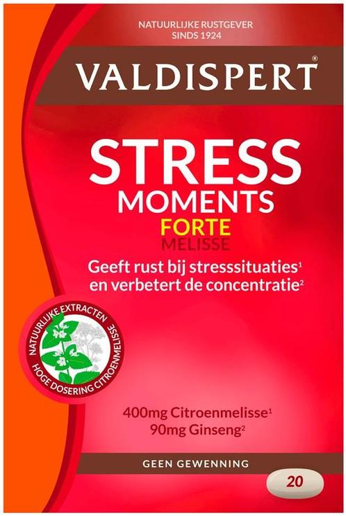 VALDISPERT STRESS MOMENTS FORTE TABLETTEN DOOSJE 20 STUKS, Diversen, Overige Diversen, Verzenden