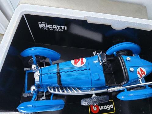 Bburago 1:18 - Modelauto - Bugatti Type 59 (1934) - 3005, Hobby en Vrije tijd, Modelauto's | 1:5 tot 1:12