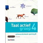 Taal Actief versie 4 Antwoordenboek Spelling 4B, Verzenden, Nieuw