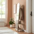 Garderobespiegel Frenraby met kledingrek 165x40x35 cm haverm, Huis en Inrichting, Verzenden, Nieuw