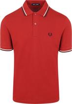 Fred Perry Polo Twin Tipped M3600 Rood 74A maat M Heren, Nieuw, Fred Perry, Rood, Verzenden