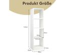 Coast hoekplank 142 cm smal boekenplank 38 x 33 x 142 cm wit, Huis en Inrichting, Verzenden, Nieuw