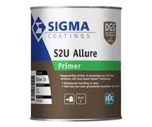 Sigma S2U Allure Primer - 1 ltr - 4090 (Okergeel), Doe-het-zelf en Verbouw, Verf, Beits en Lak, Nieuw, Verzenden