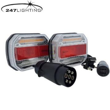 Draadloos Aanhanger verlichting set met magneet 24 volt 7 po beschikbaar voor biedingen