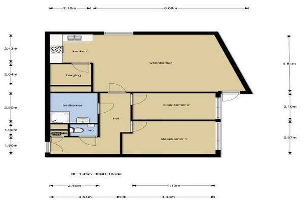 Appartement Kremerslaan in Landgraaf, Huizen en Kamers, Huizen te huur, Via bemiddelaar, Limburg, Appartement