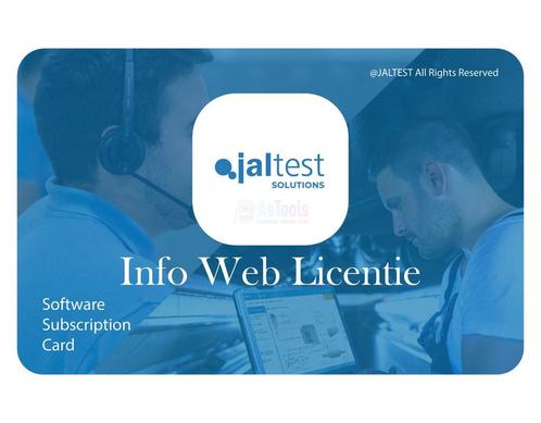 Jaltest Info Web Licentie Marine (Niet-Jaltest Gebruikers), Auto diversen, Autogereedschap, Nieuw, Verzenden