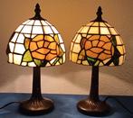 Tiffany-Stil - Staande lamp - 2 kleine staande lampen /, Antiek en Kunst