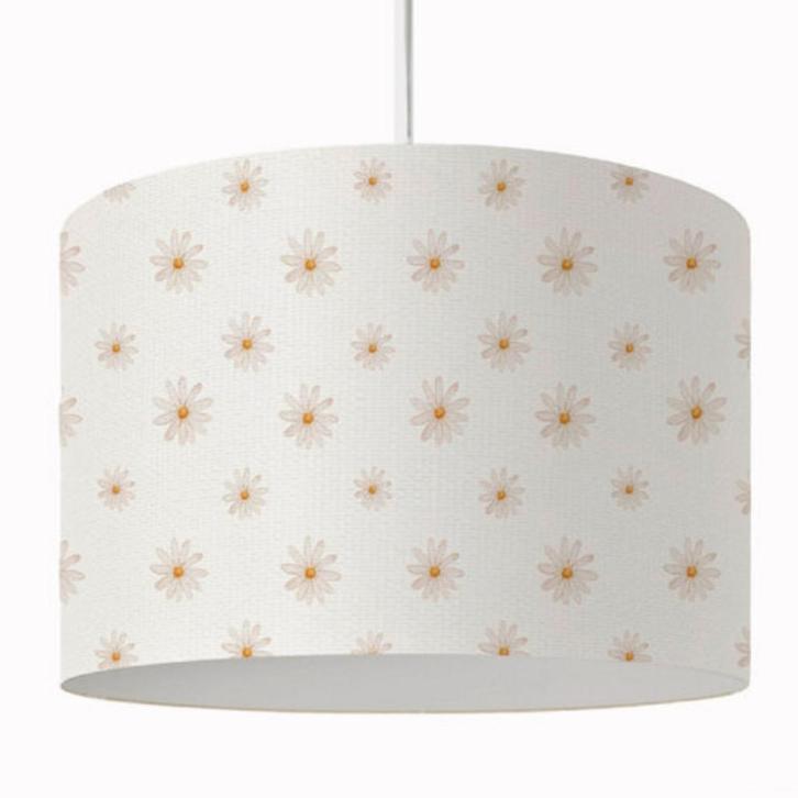 Kinderkamer hanglamp madeliefjes in wit – sfeervolle verl., Kinderen en Baby's, Kinderkamer | Inrichting en Decoratie, Nieuw, Ophalen of Verzenden