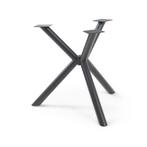 Tafelonderstel Viserinna spider poot 95x95x73 cm zwart [en.c, Huis en Inrichting, Tafelonderdelen, Verzenden, Nieuw