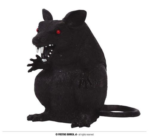 Halloween zwarte rat, Hobby en Vrije tijd, Feestartikelen, Feestartikel, Nieuw, Verzenden