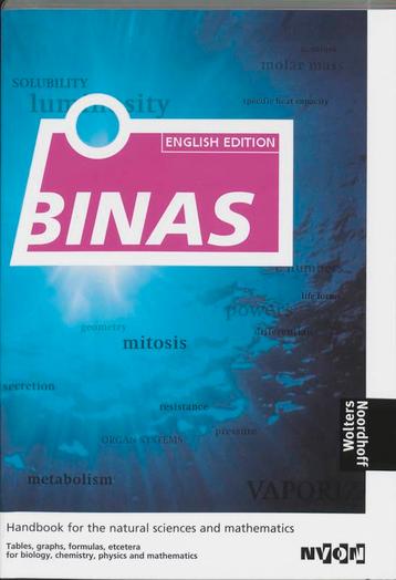 Binas english edition, 9789001707316