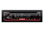 JVC KD-T702BT - 1DIN Autoradio - Bluetooth CD USB - 5,30 cm, Auto diversen, Autoradio's, Verzenden, Zo goed als nieuw