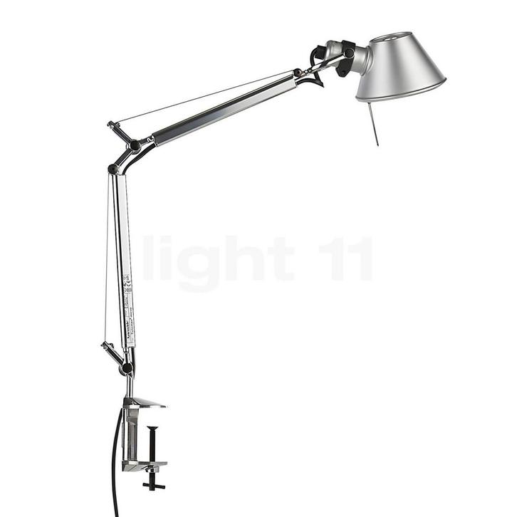 Artemide Tolomeo Micro Tavolo, aluminium - met tafelklem, Huis en Inrichting, Lampen | Tafellampen, Nieuw, Verzenden