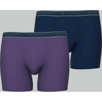 TOM TAILOR Kentucky - 2-pack heren Long Boxer - Blauw - Maat beschikbaar voor biedingen