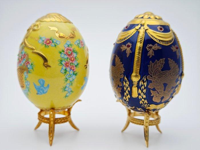 Fabergé ei - 2 Fabergé-eieren - Porselein, Antiek en Kunst, Curiosa en Brocante