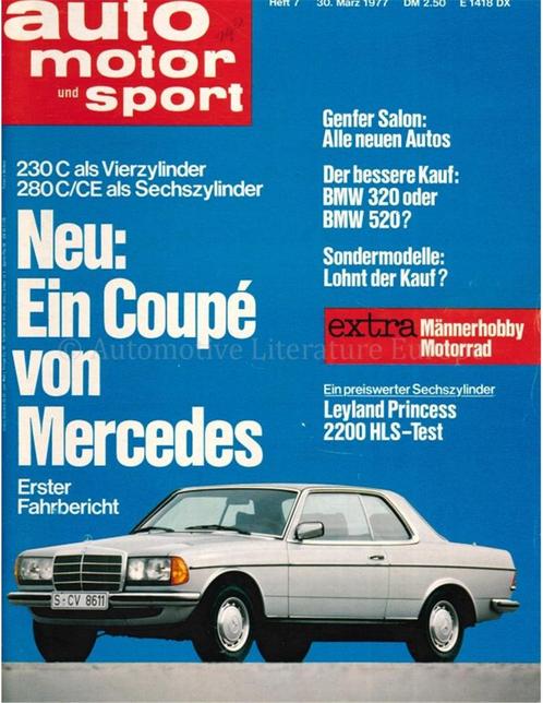 1977 AUTO MOTOR UND SPORT 07 DUITS, Boeken, Auto's | Folders en Tijdschriften